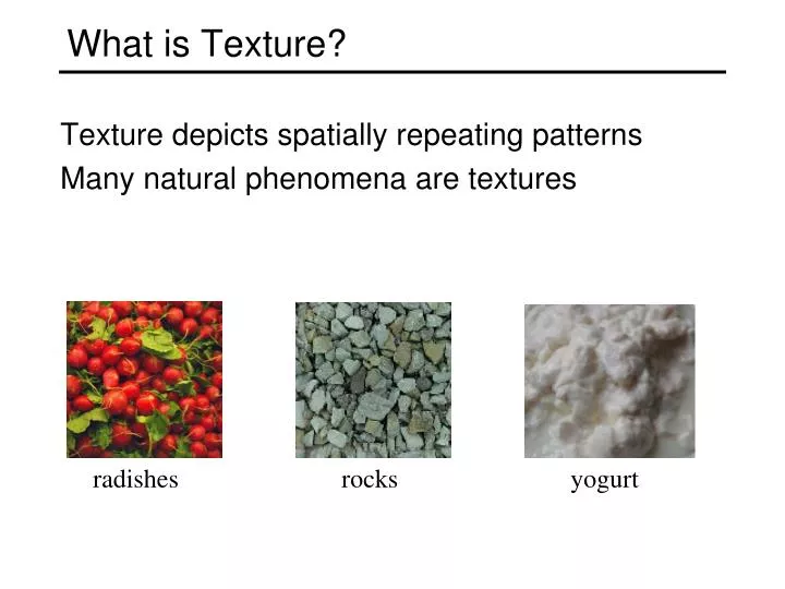 what is texture