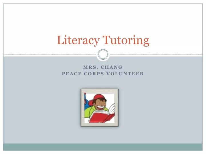literacy tutoring