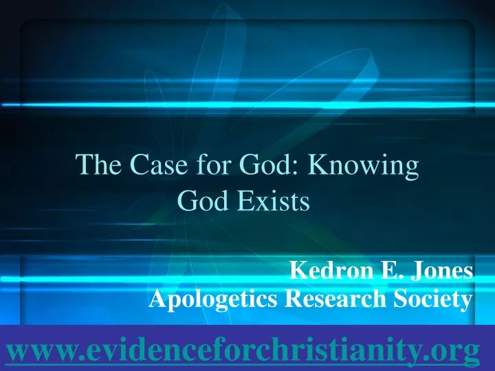the case for god knowing god exists