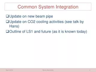 Common System Integration