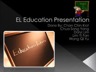 EL Education Presentation