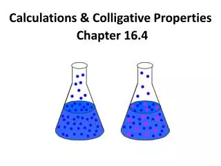 calculations colligative properties