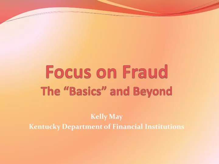 focus on fraud the basics and beyond