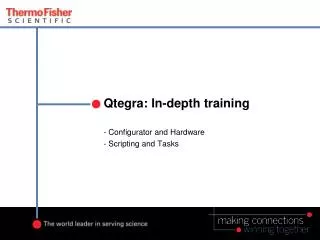 Qtegra: In-depth training
