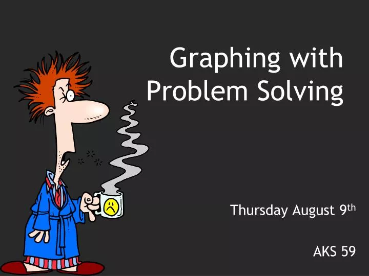 graphing with problem solving