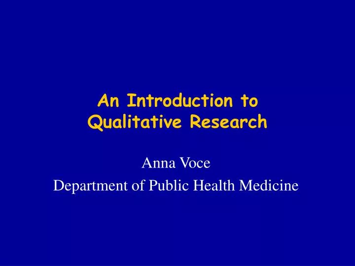 an introduction to qualitative research
