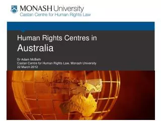 Human Rights Centres in Australia