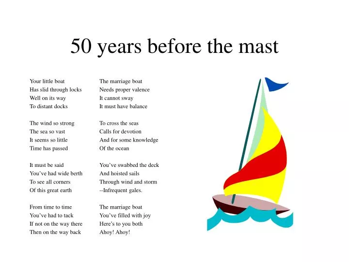 50 years before the mast