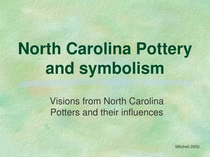 north carolina pottery and symbolism
