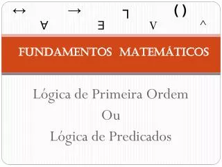 fundamentos matem ticos
