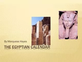 The Egyptian Calendar