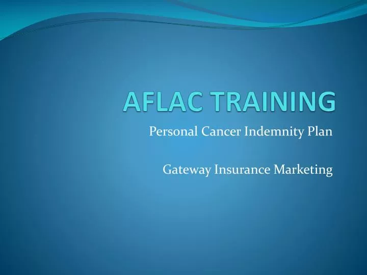 personal cancer indemnity plan gateway insurance marketing