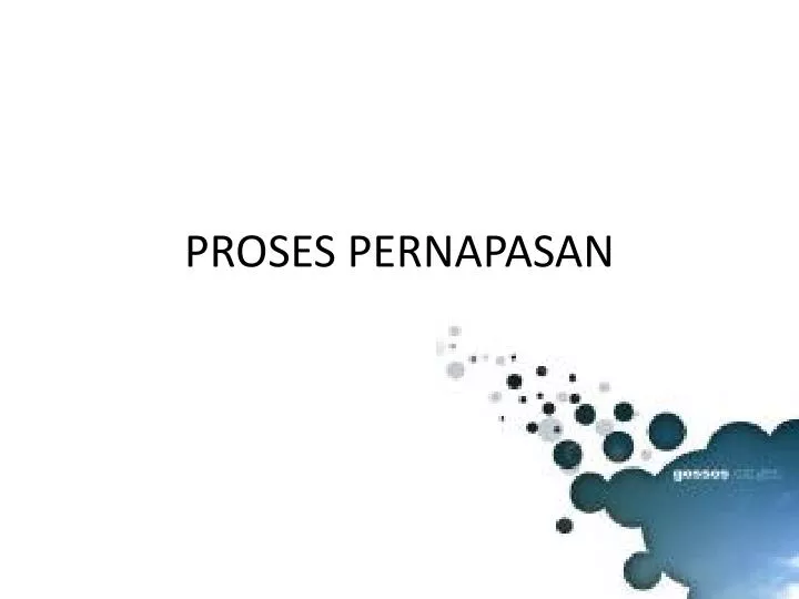 proses pernapasan