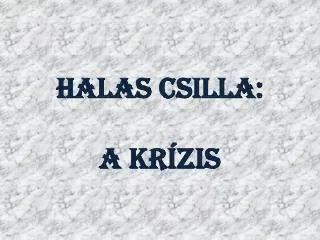 halas csilla a kr zis