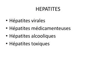 hepatites