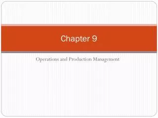 chapter 9
