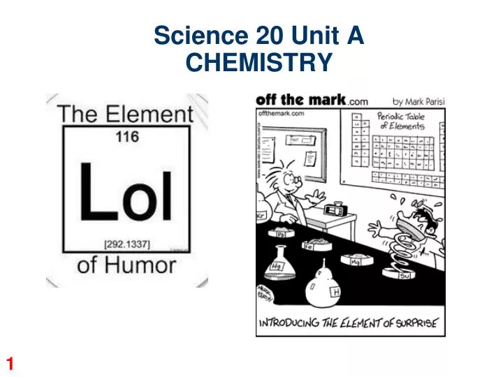 science 20 unit a chemistry