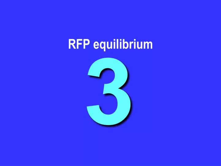 rfp equilibrium