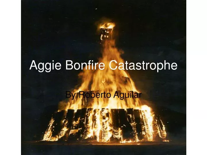 aggie bonfire catastrophe