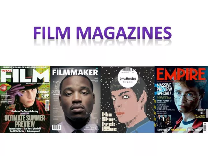 film magazines