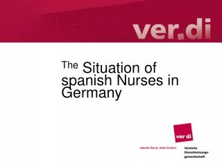 The Situation of spanish Nurses in Germany