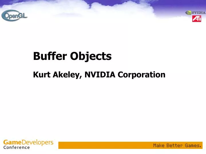 buffer objects