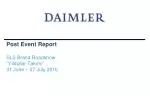 Post Event Report - slide 1