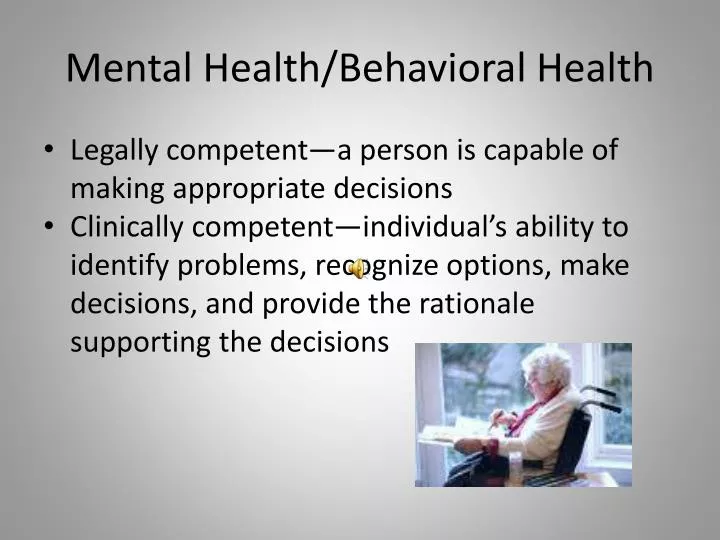 mental health behavioral health