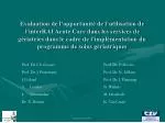 Prof. Dr. Ch. Gosset			Prof. Dr. P. Moons Prof. Dr. J. Petermans			Prof. Dr. K. Milisen - slide 1