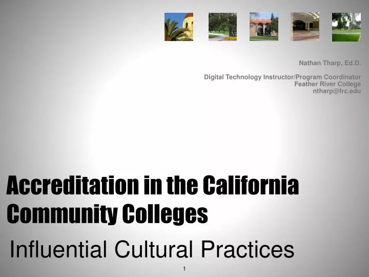 accreditation in the california community colleges