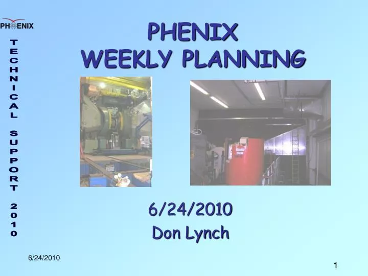 phenix weekly planning