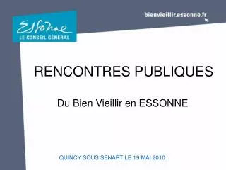 rencontres publiques