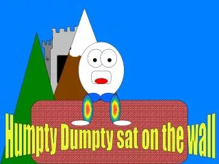 Humpty Dumpty sat on the wall