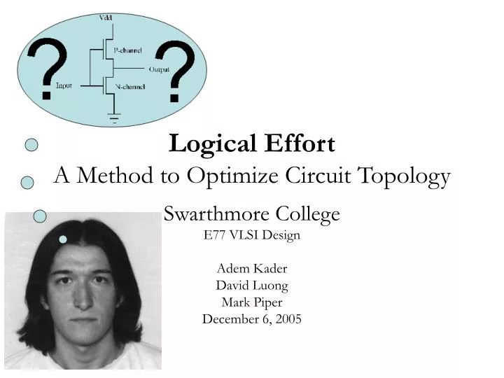 logical effort a method to optimize circuit topology