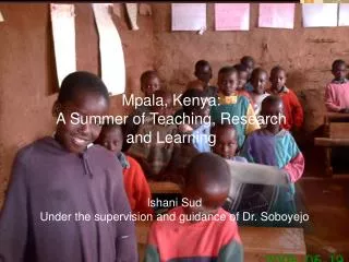 Mpala, Kenya: A Summer of Teaching, Research and Learning
