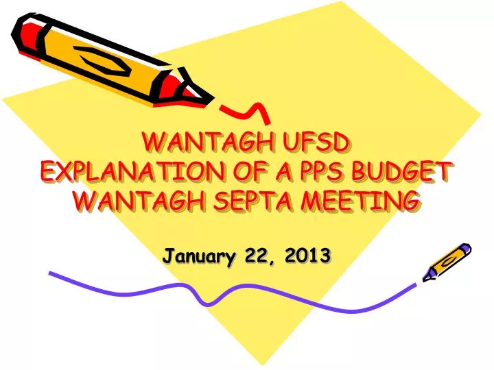 wantagh ufsd explanation of a pps budget wantagh septa meeting