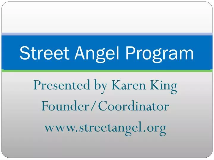 street angel program
