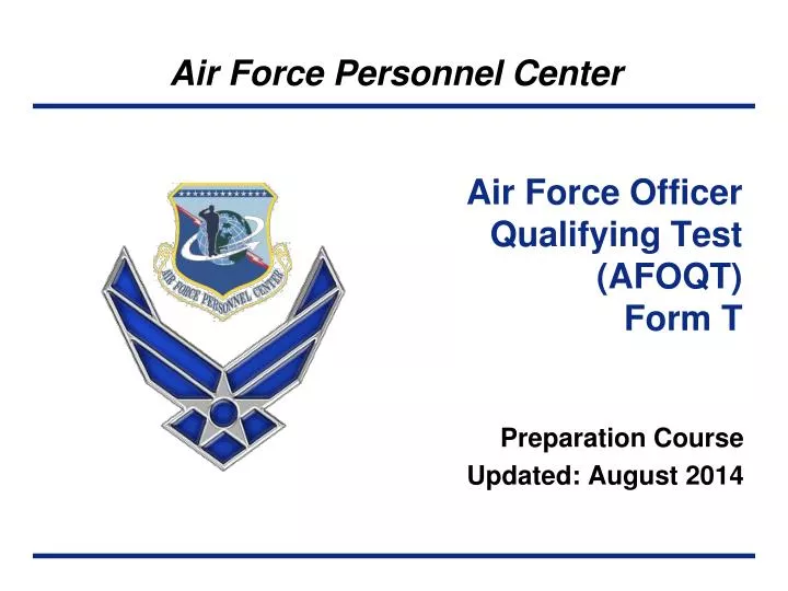 air force officer qualifying test afoqt form t