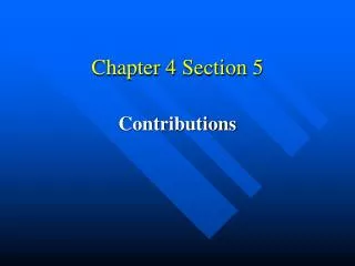 Chapter 4 Section 5