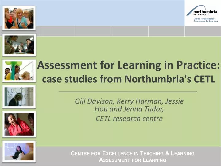 assessment for learning in practice case studies from northumbria s cetl