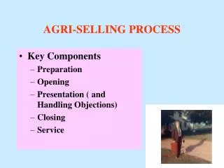 AGRI-SELLING PROCESS