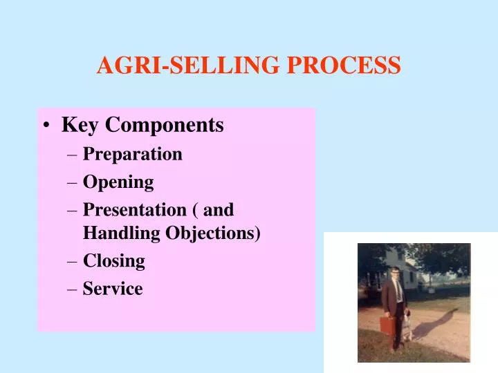 agri selling process