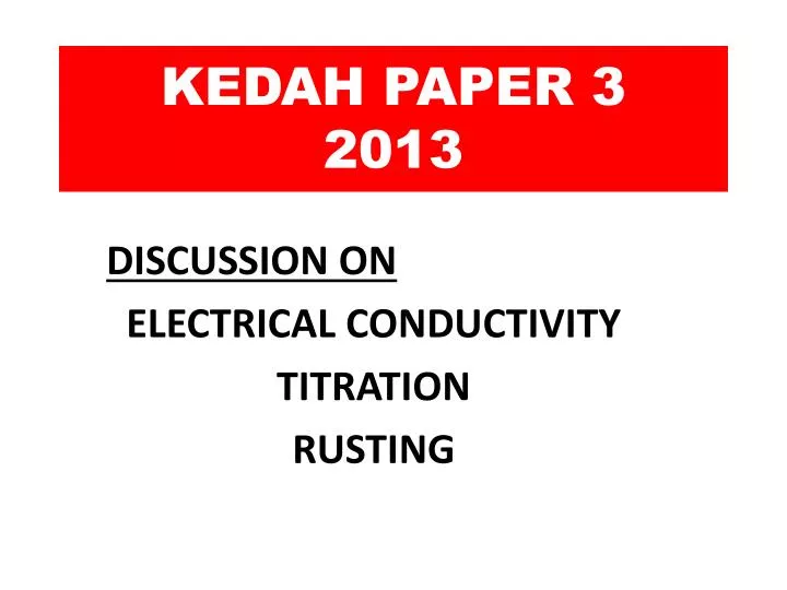 kedah paper 3 2013