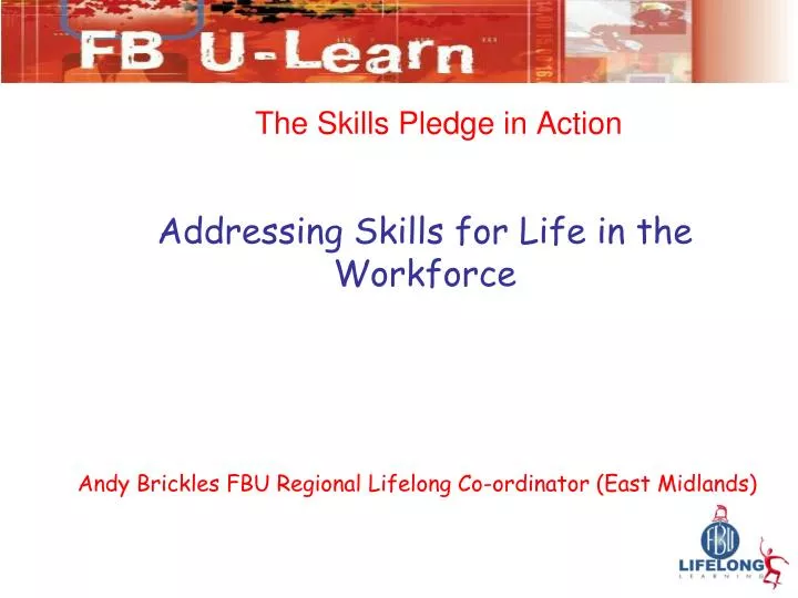 the skills pledge in action