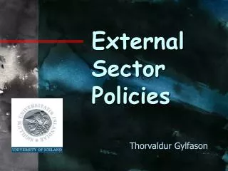 External Sector Policies