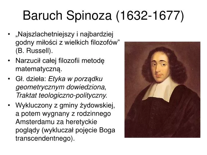 baruch spinoza 1632 1677