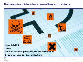 donn es des d clarations douani res aux cantons
