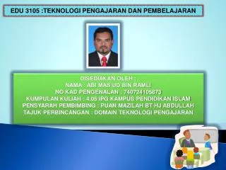 PPT - STRATEGI PENGAJARAN DAN PEMBELAJARAN PRASEKOLAH PowerPoint ...