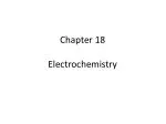 Chapter 18 Electrochemistry - slide 1