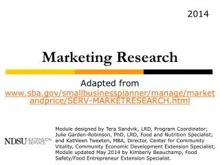 Marketing Research